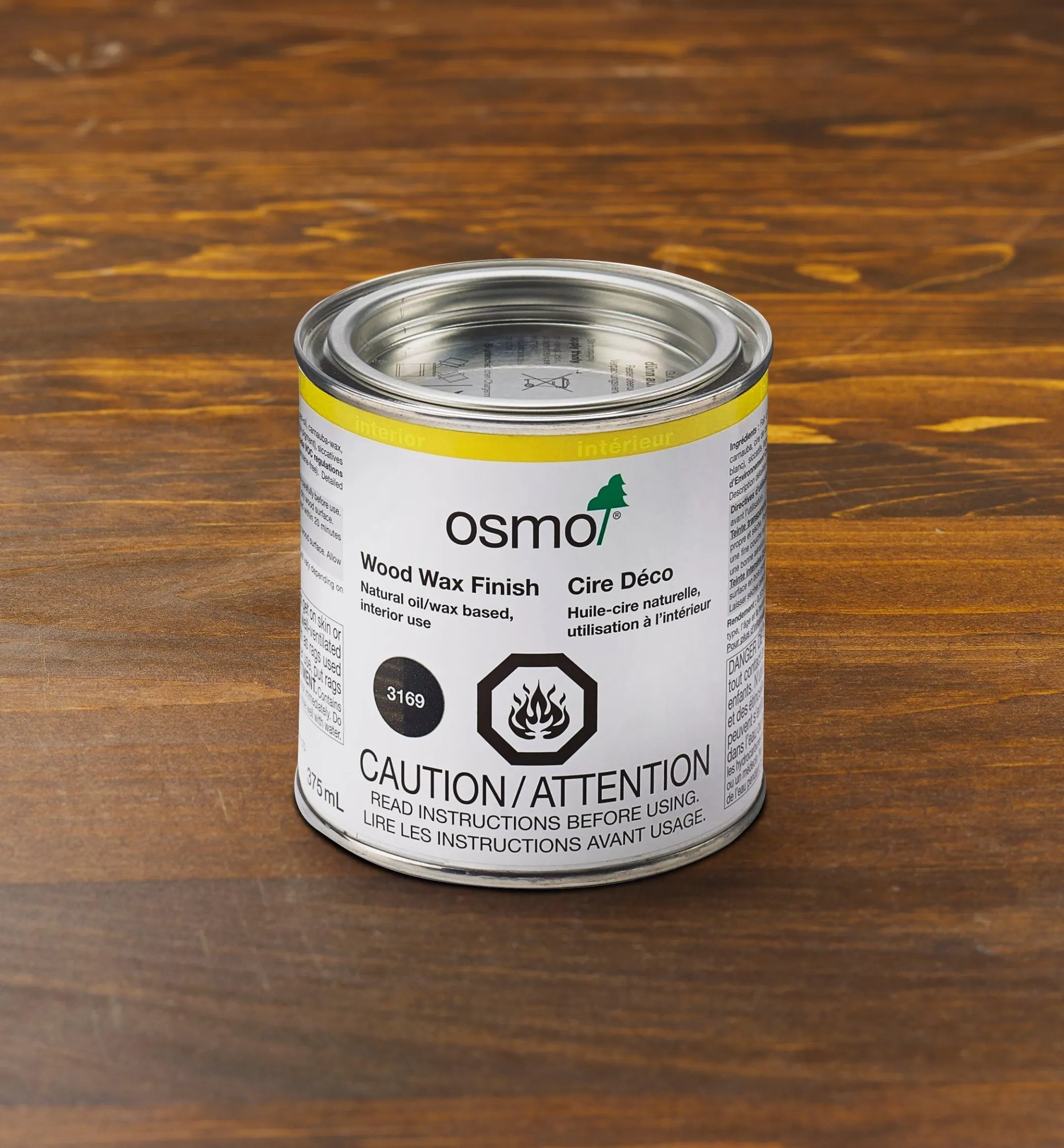 Osmo Black Wood Wax Intensive Finish