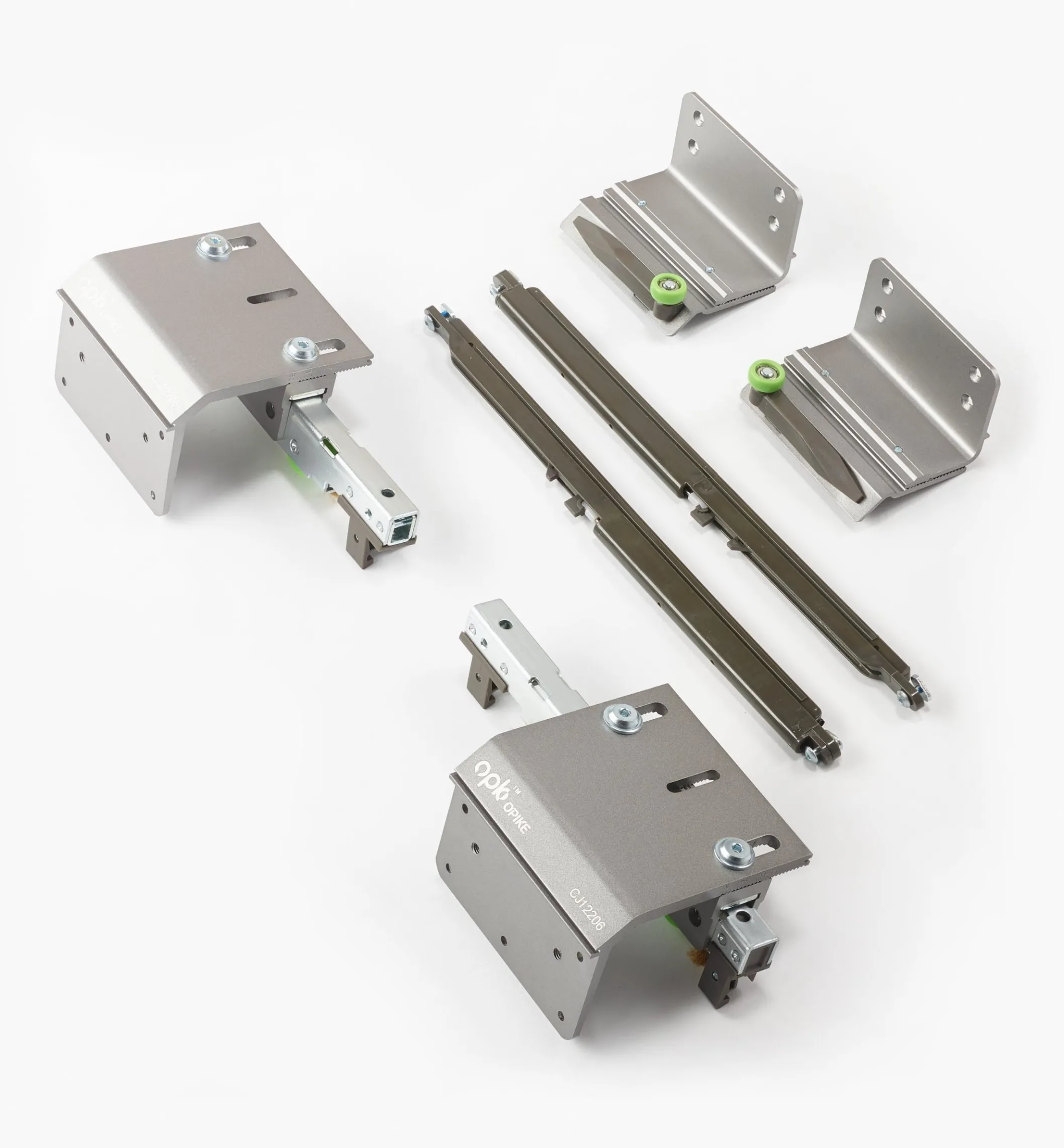 Overlay Bypass Sliding Door Hardware