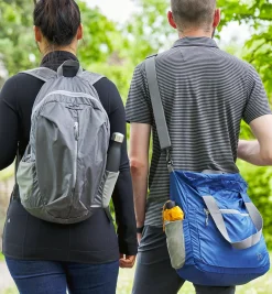 Packable Backpack & Shoulder Bag Set