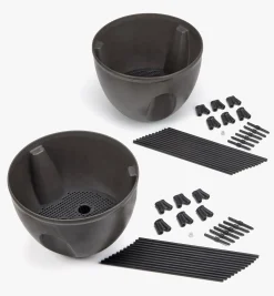 Pair Of Self-Watering Tripod Planters