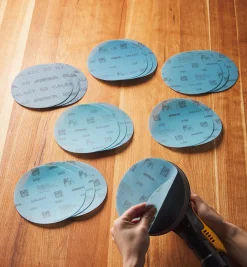 18-Pc. Sample Pack Of Mirka 6" Galaxy Grip Discs