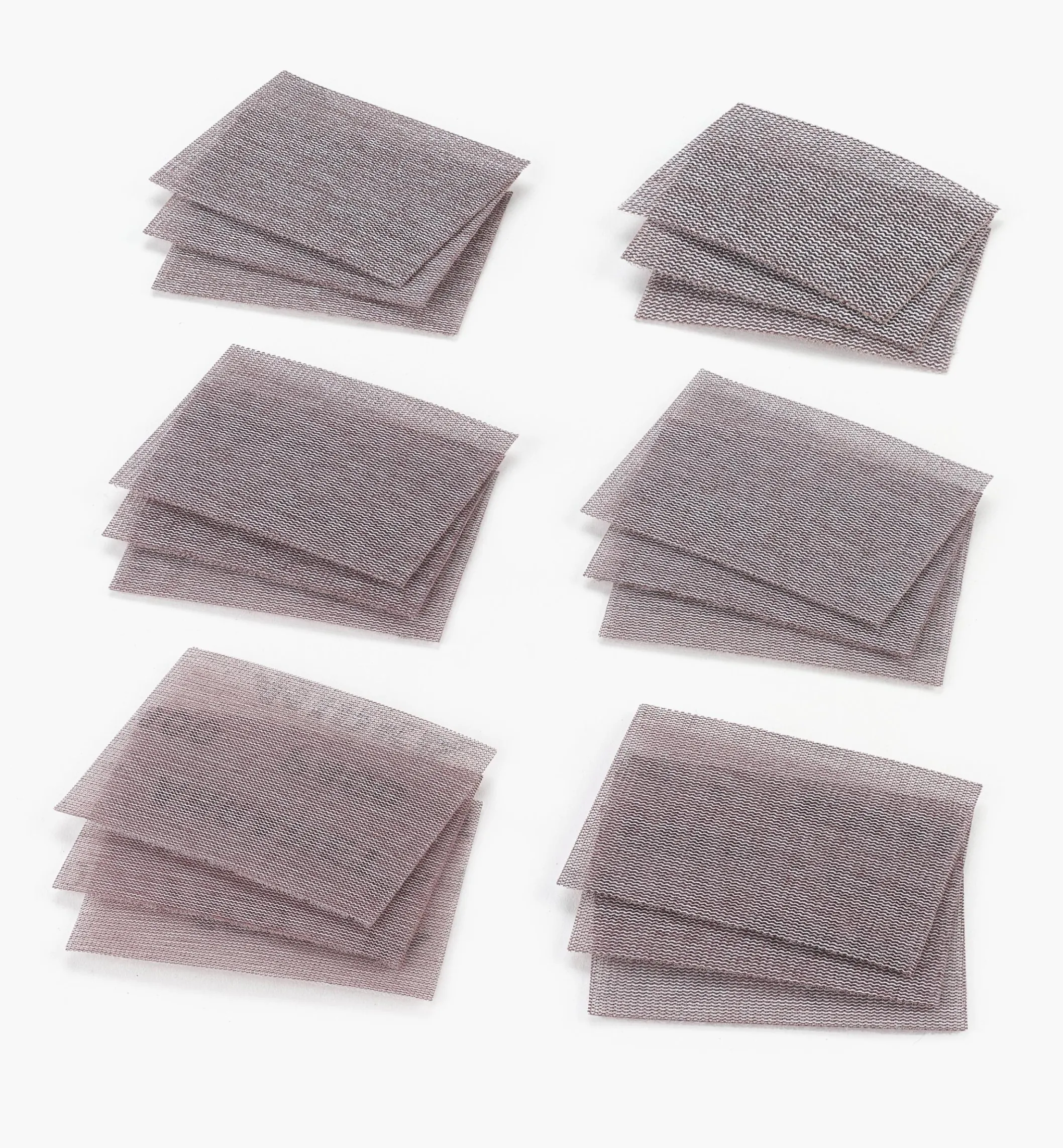 18-Pc. Sample Pack Of Mirka Abranet 3" × 4" Grip Sheets