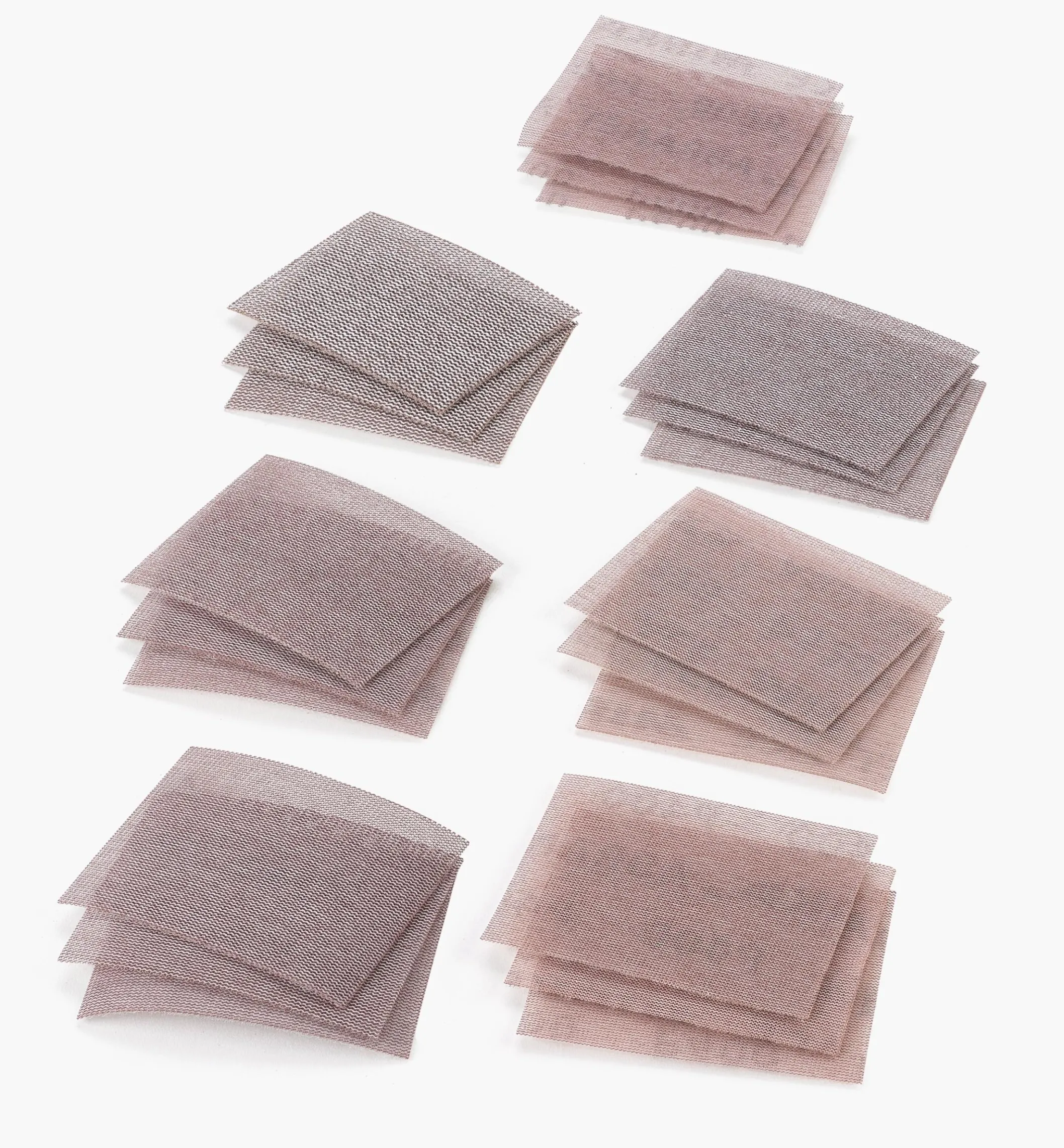 21-Pc. Sample Pack Of Mirka Abranet Ace 3" × 4" Grip Sheets