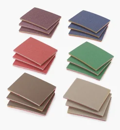 18-Pc. Sample Pack Of Mirka HD 3" × 4" × 5mm Grip Abrasive Sponges