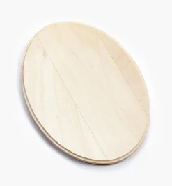 Profiled-Edge Oval Basswood Plaques