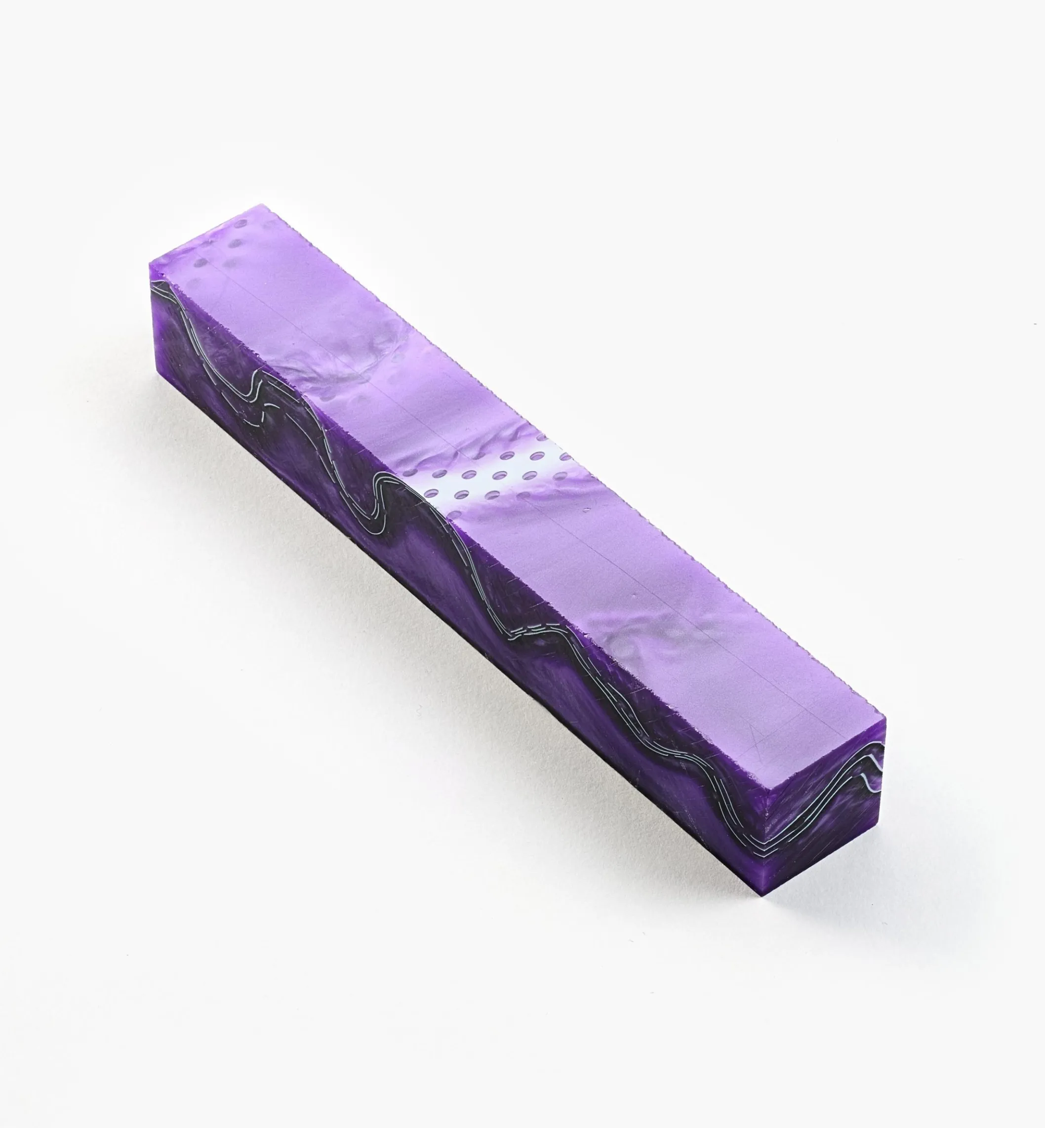 Purple Mesh Acrylic Acetate Pen Blank