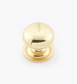Round Brass Plain Knobs
