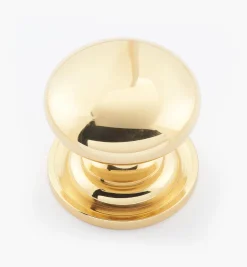 Round Brass Plain Knobs