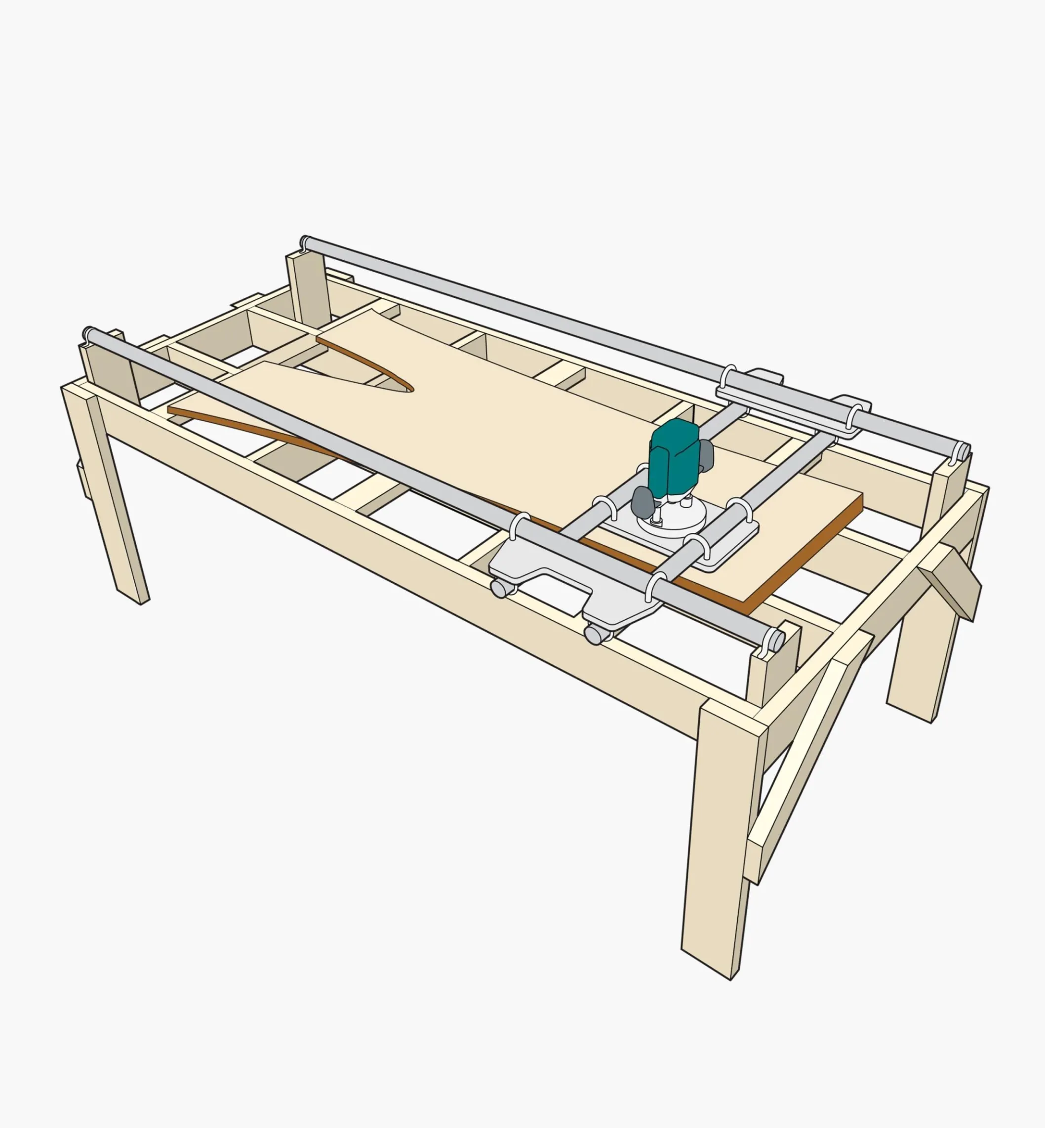Router Sled Hardware Kit