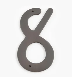 Script Cast Brass House Numbers