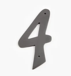 Script Cast Brass House Numbers