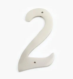 Script Cast Brass House Numbers
