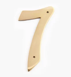 Script Cast Brass House Numbers