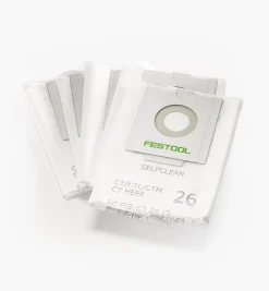 Selfclean Filter Bags For Festool CT Dust Extractors