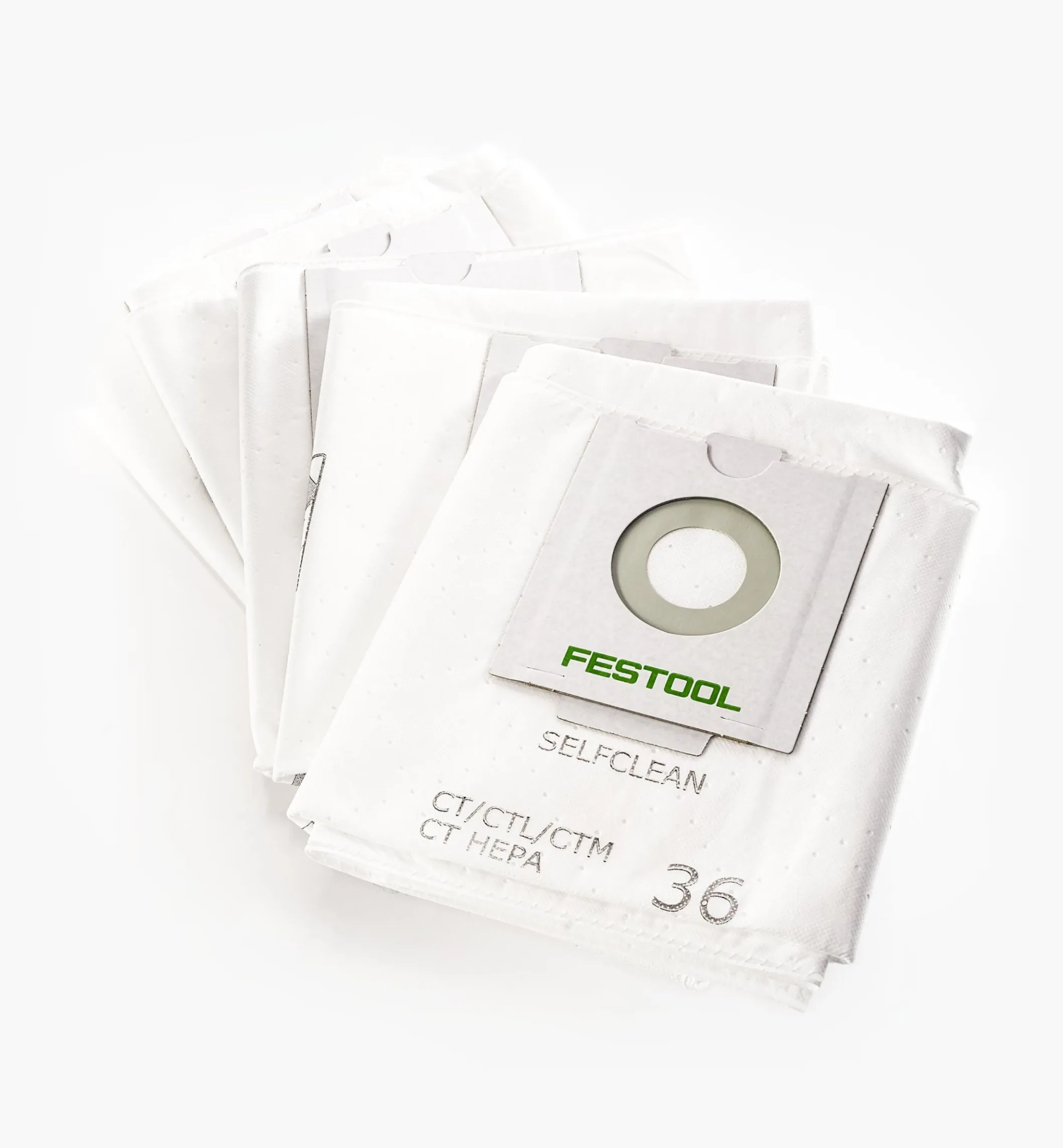 Selfclean Filter Bags For Festool CT Dust Extractors