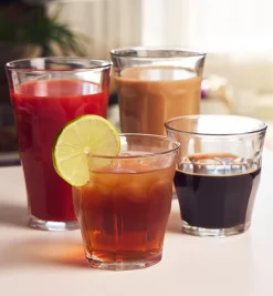 Set Of 16 Duralex Glasses