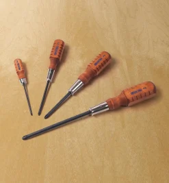 Set Of 4 Grace USA Gunsmith-Style Phillips Screwdrivers