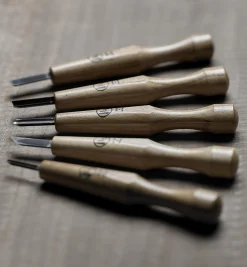 Set Of 5 Japanese Detail Carving Tools