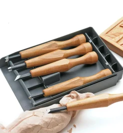Set Of 5 Japanese Detail Carving Tools
