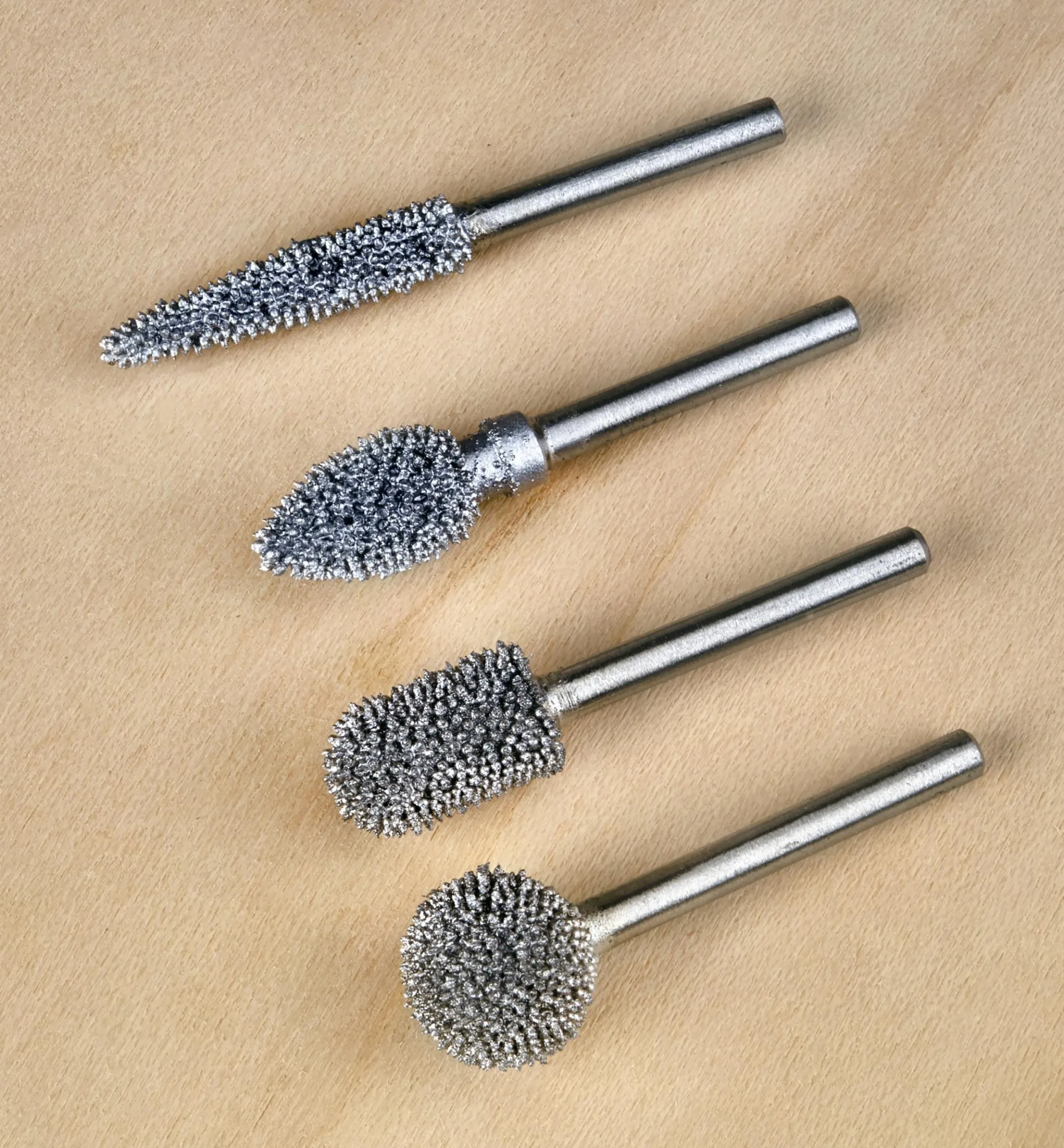 Set Of 4 Kutzall Rotary Carving Burrs
