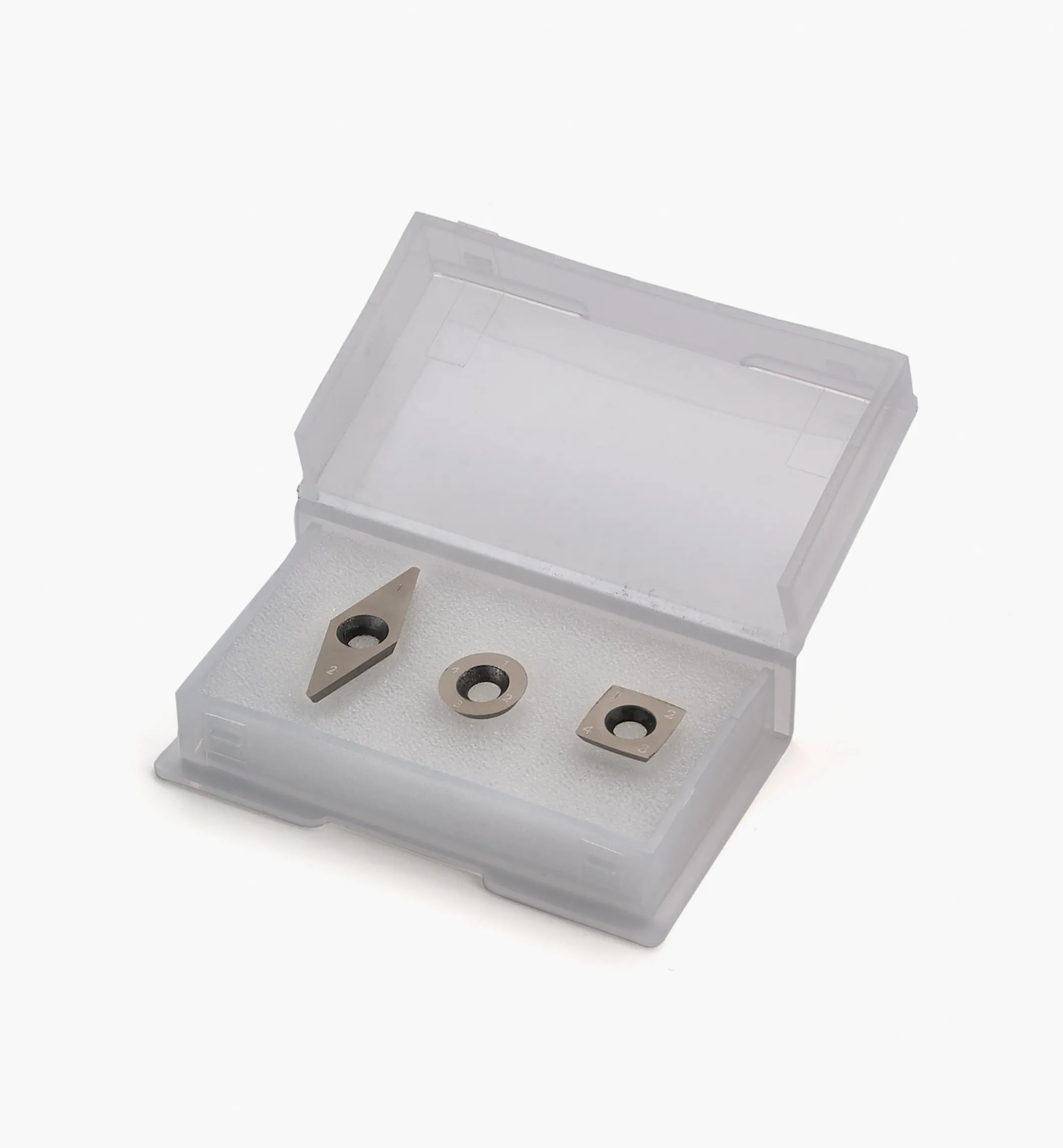 Set Of Replacement Tips For Carbide-Tipped Turning Tools