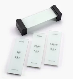 Shapton Set Of 3 GlassStone (GS) HR Stones & Field Holder