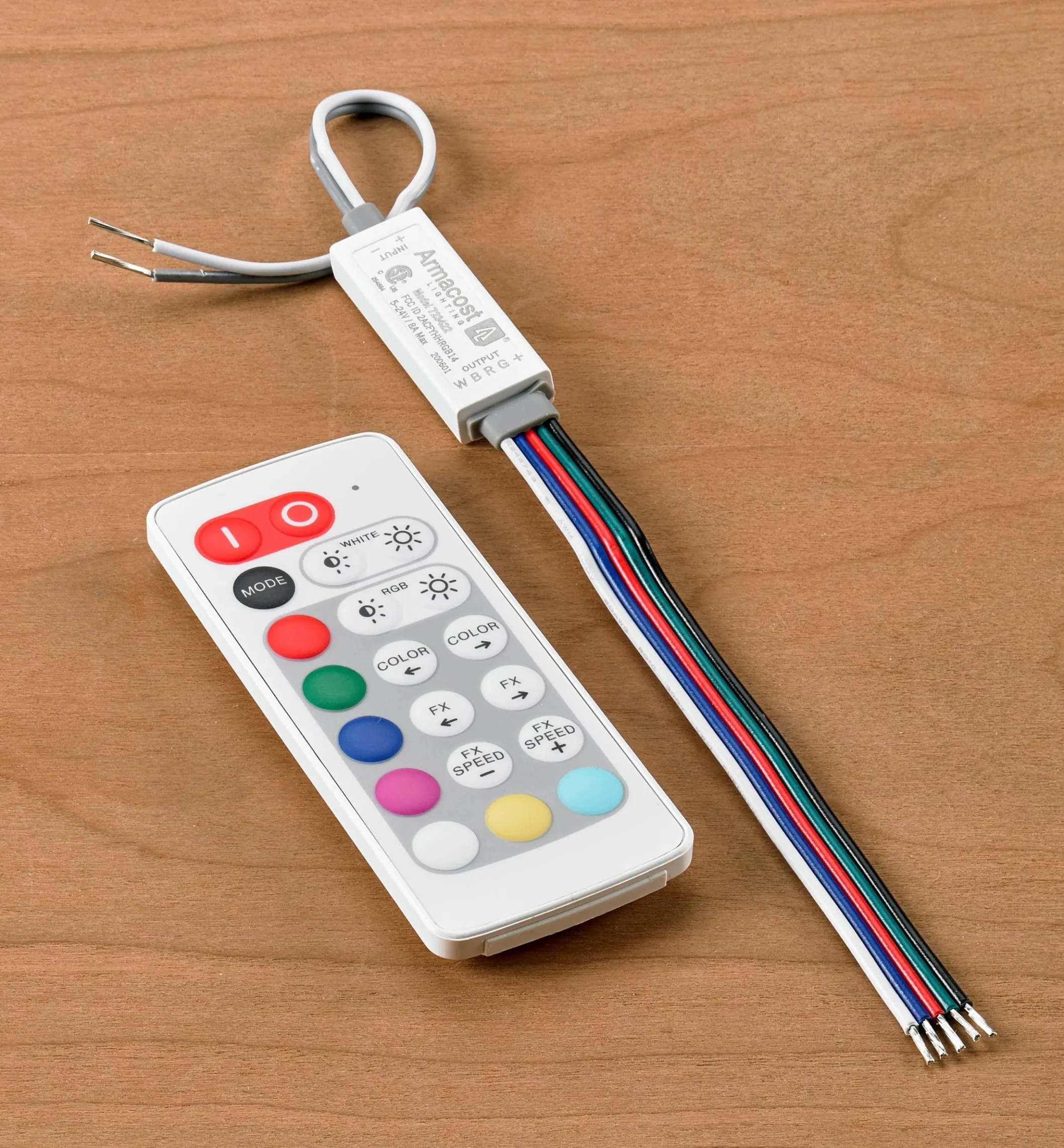 Slimline Controller For RGB+W LED Tape Lights