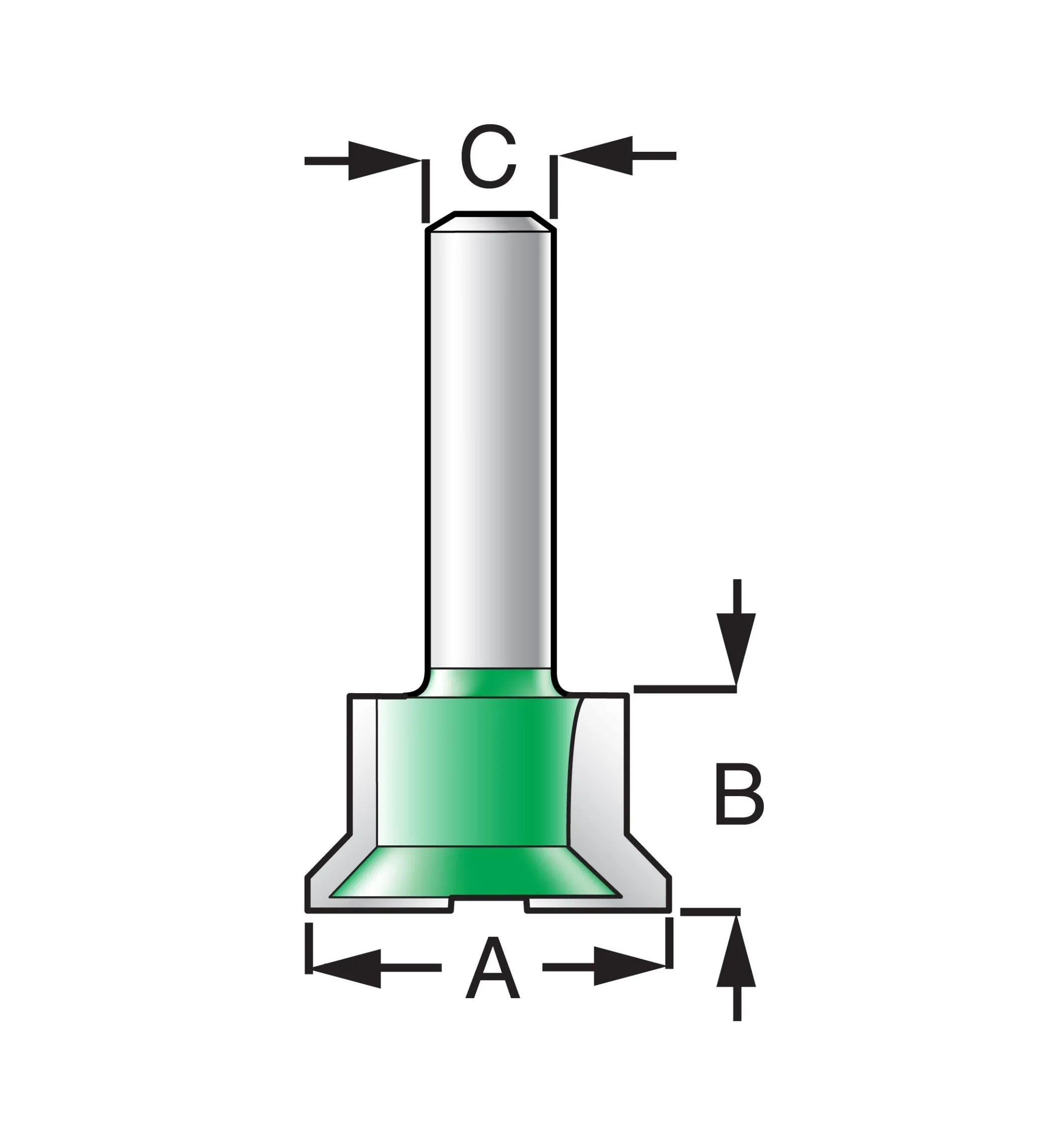 Small Drawer Lock Bit