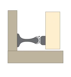 SOSS Magnetic Doorstop & Holder