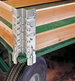 Stacking Corners For Raised-Bed Or Wagon Construction