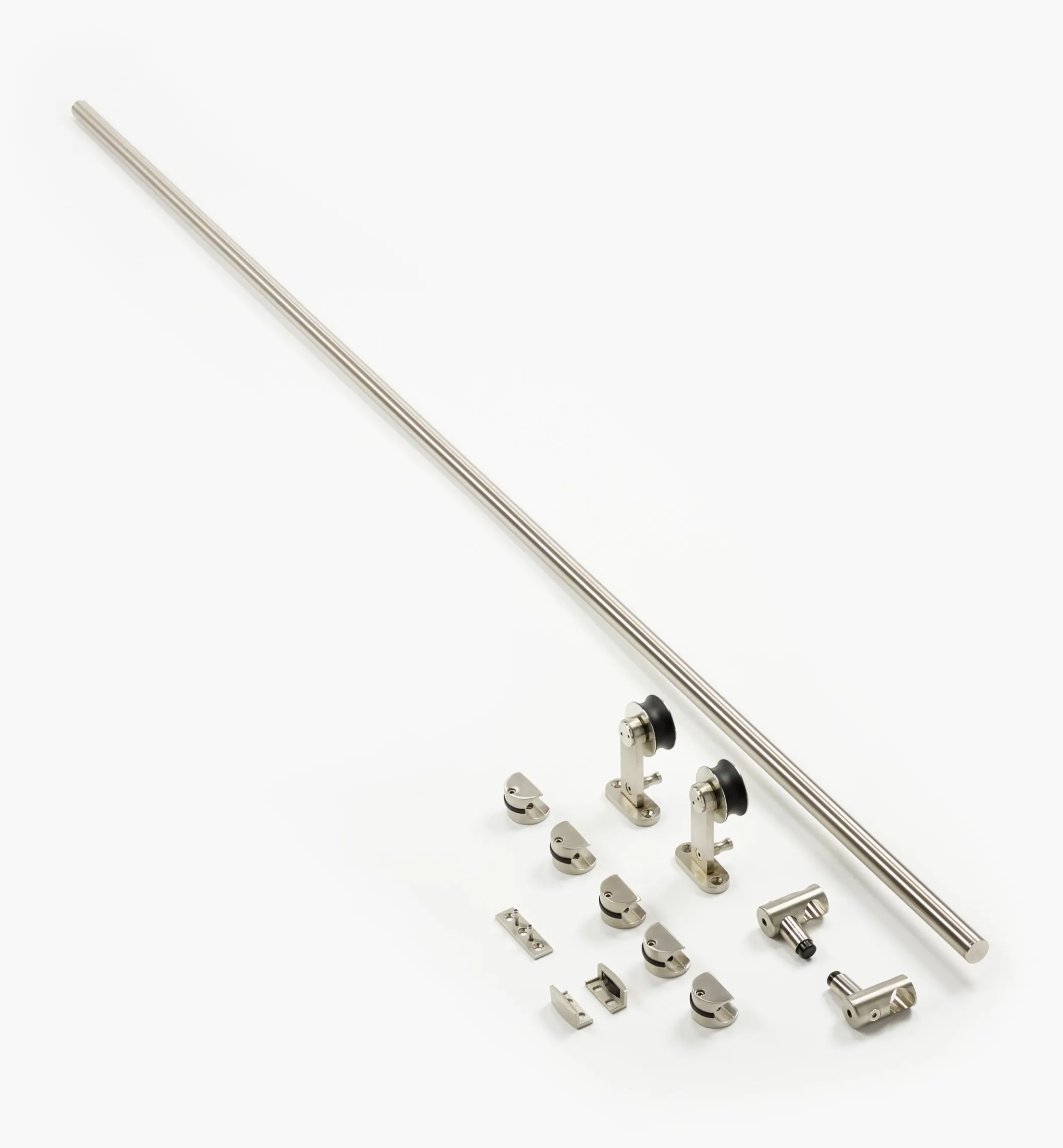 Stainless-Steel Barn-Style Door Hardware