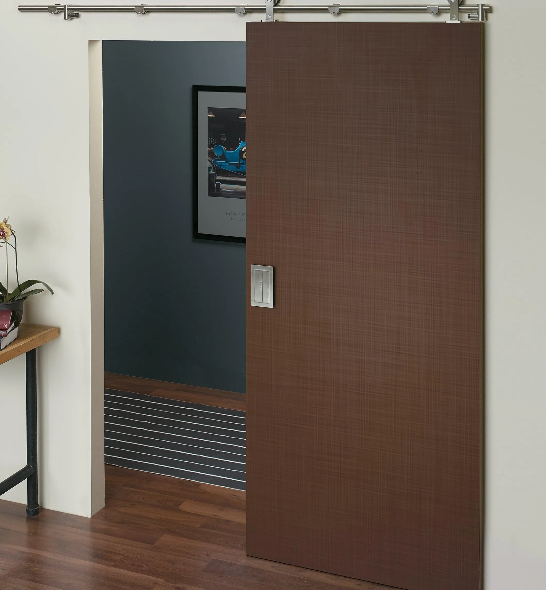 Stainless-Steel Barn-Style Door Hardware