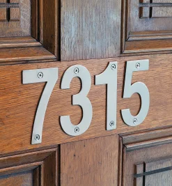 Stainless-Steel House Numbers