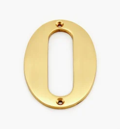 Standard Cast Brass House Numbers
