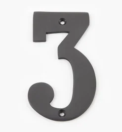 Standard Cast Brass House Numbers