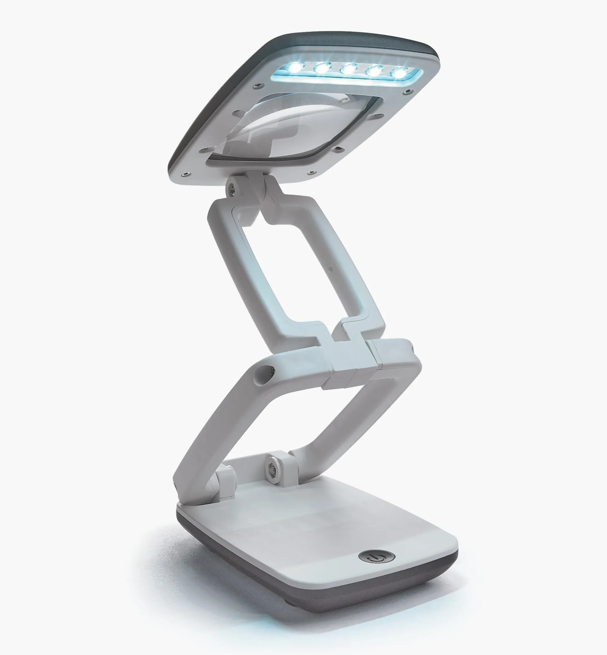 Stand-Up Folding LED Magnifier