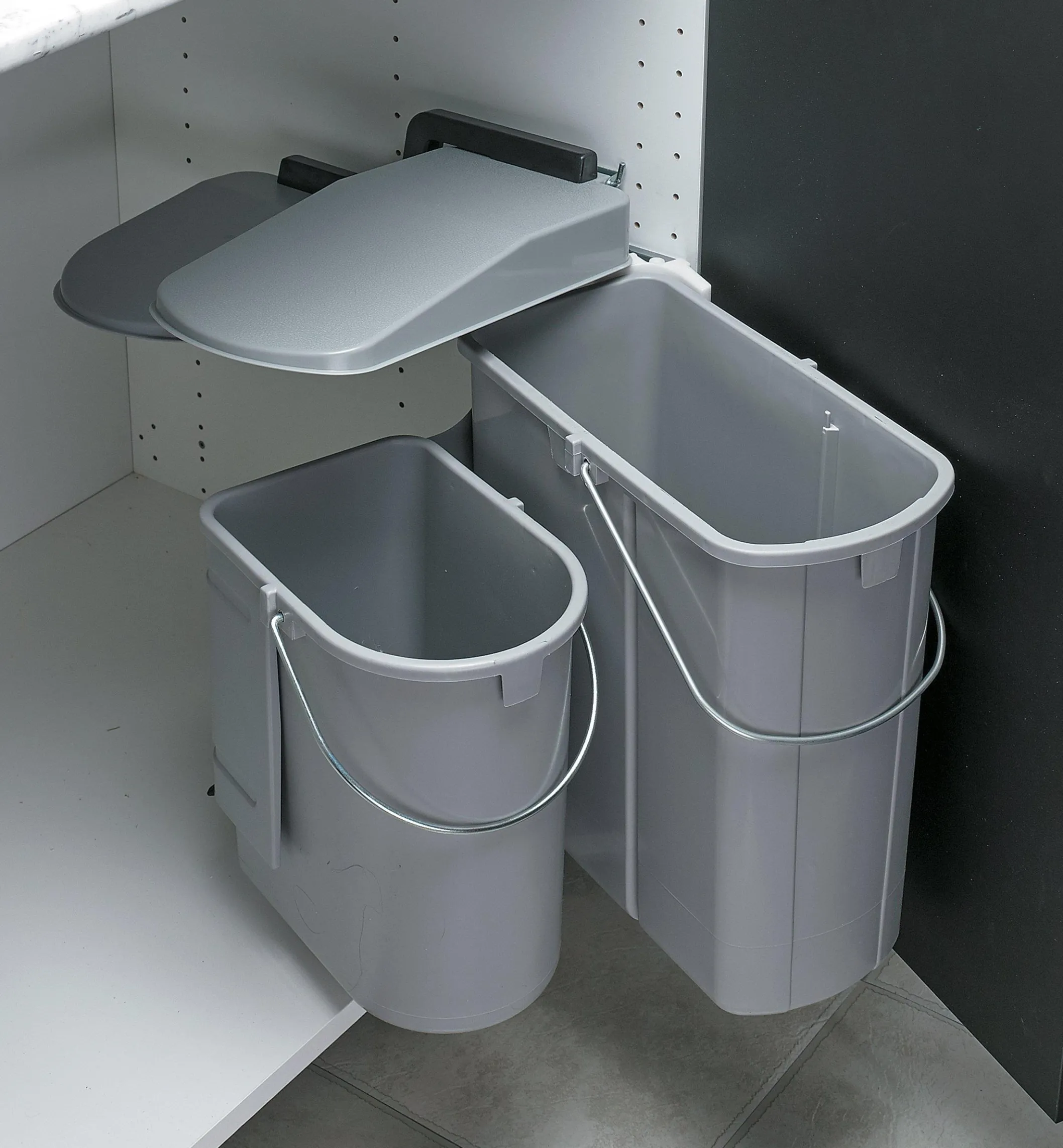 Swing-Out Dual Waste Bin