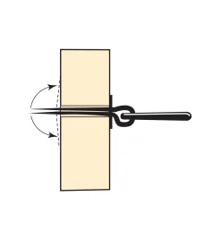 Tansu Split-Pin Plate Handle