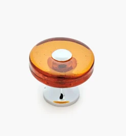 Tinted Glass Disc Knob