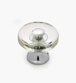Tinted Glass Disc Knob