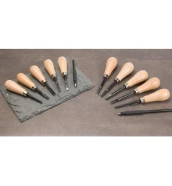Tool Sets For Slate Engraving