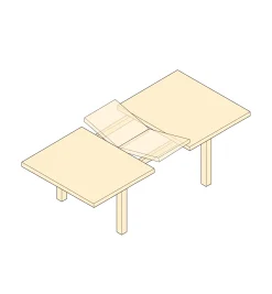 Tube-Hinge Leaf-Mount Mechanism