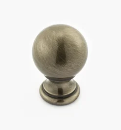 Turned Brass Ball Knobs