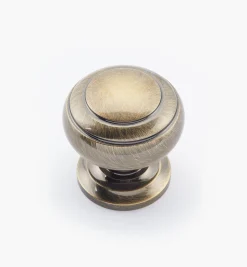 Turned Brass Ring Knobs