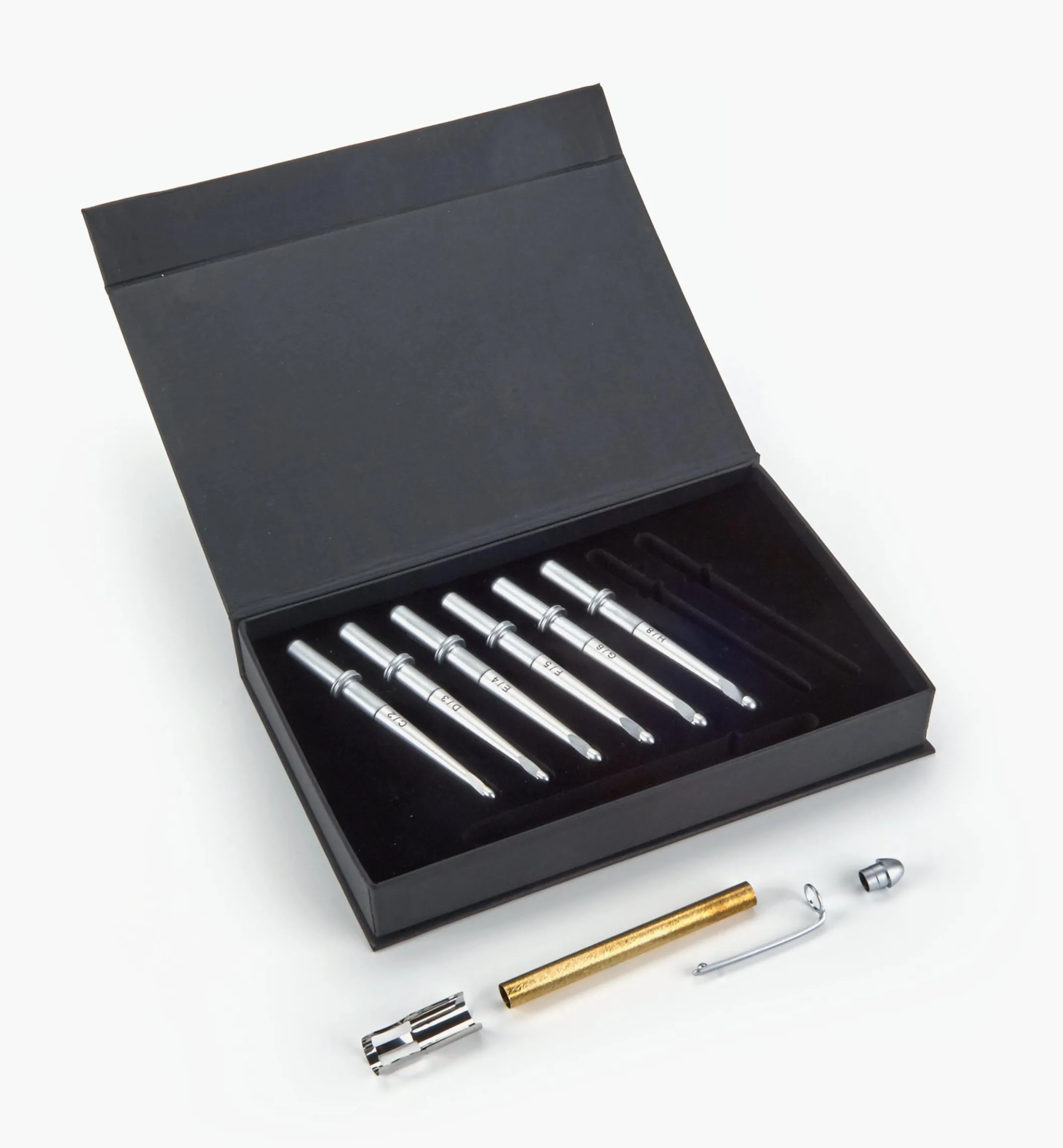 Turned Crochet Hook Set Hardware