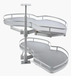 Two-Tier Corner Swing Tray