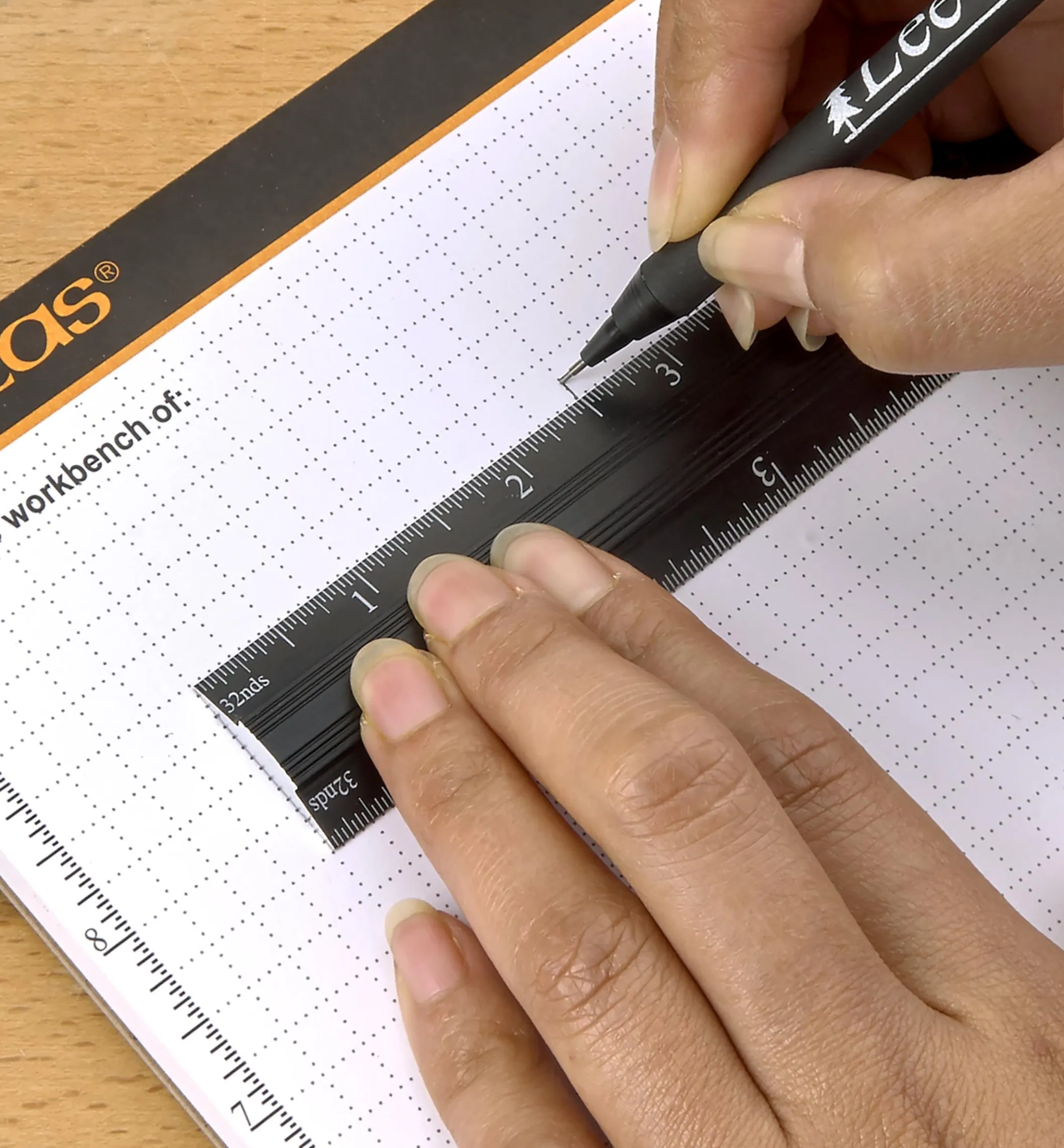 Veritas 6" Aluminum Bench Rule