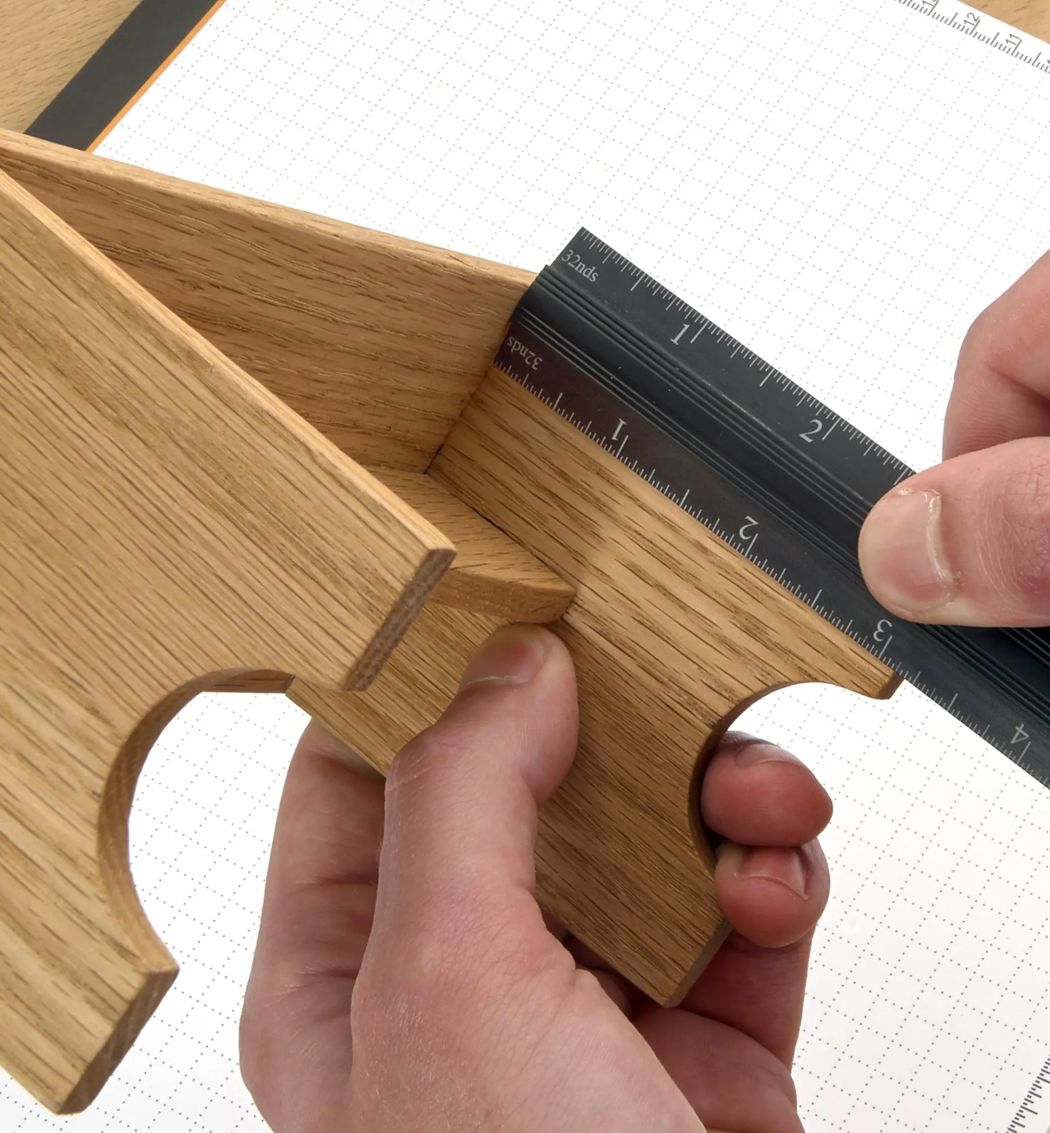 Veritas 6" Aluminum Bench Rule