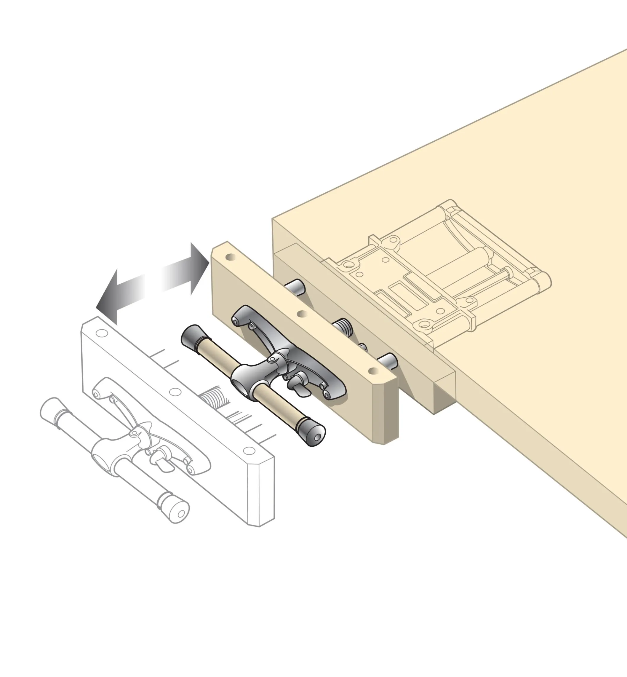 Veritas Quick-Release Front Vise