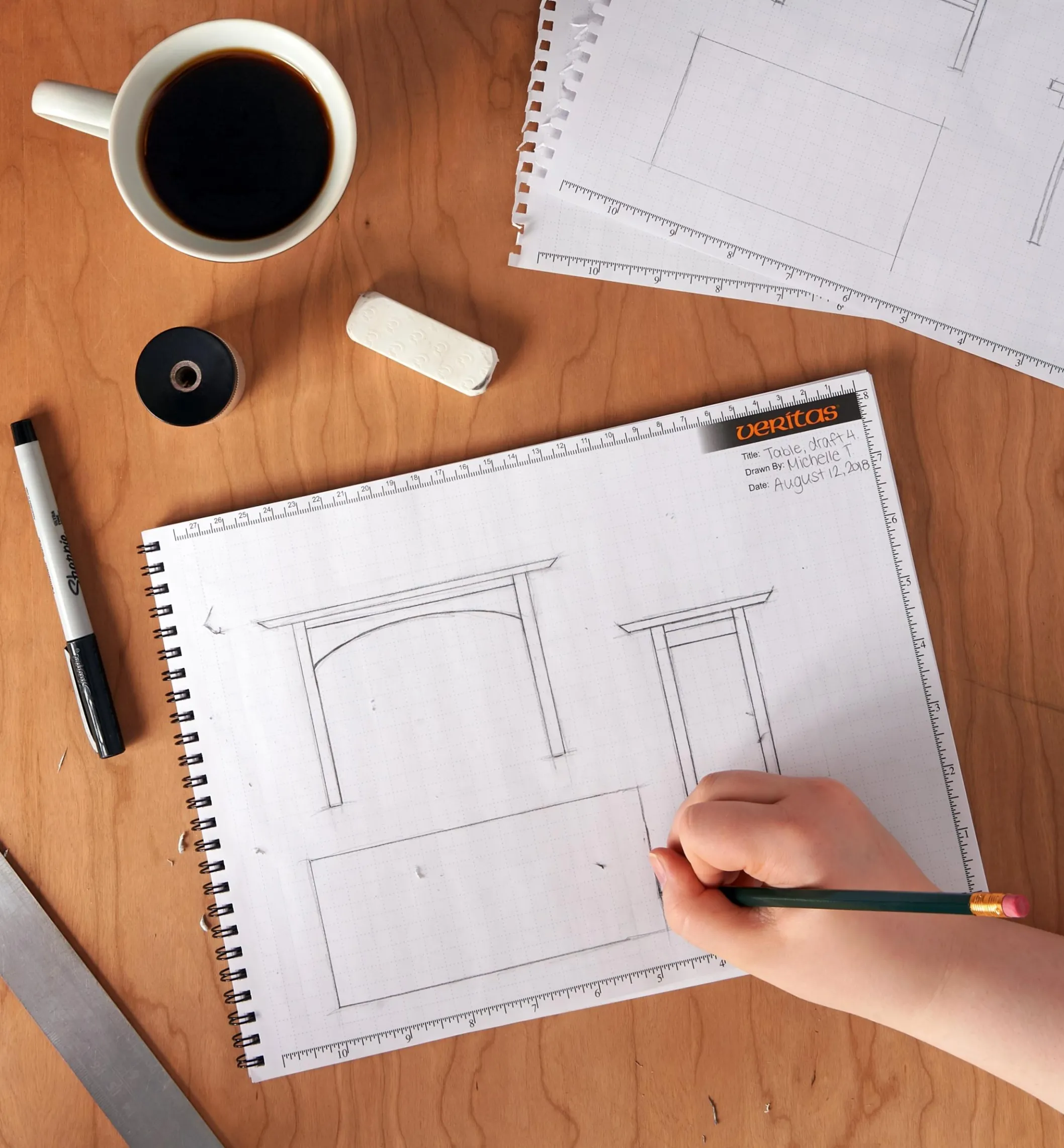 Veritas Spiral-Bound Workshop Design Pad